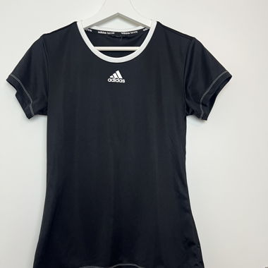 Adidas tennis T-shirt black size S