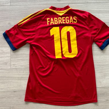 2013 Spain Confederation Cup Home Shirt Fabregas