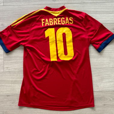 2013 Spain Confederation Cup Home Shirt Fabregas