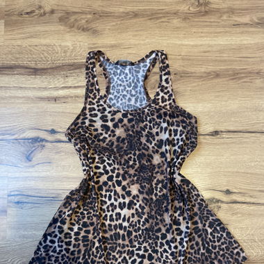 Chemise à imprimé léopard
