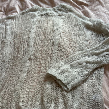 Maglione in maglia traforata