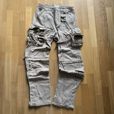 Pantaloni cargo TrendtVision sand lavati