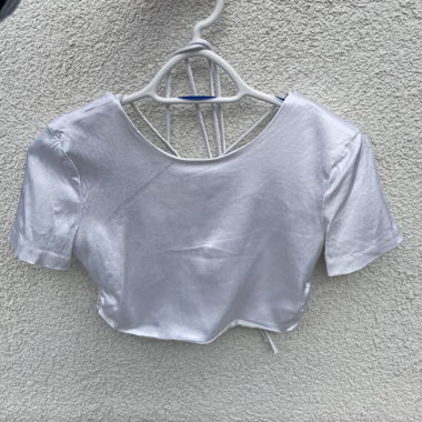 Satin Backless Top