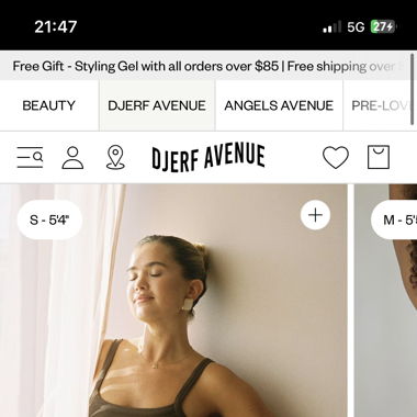 djerf avenue ribbed tank top in brown