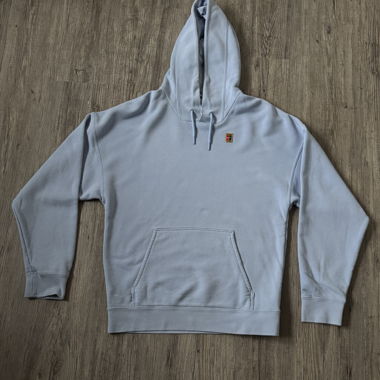 Felpa con cappuccio Nike azzurro chiaro
