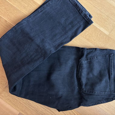 schwarze Jeans wide leg von Zara