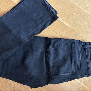 schwarze Jeans wide leg von Zara
