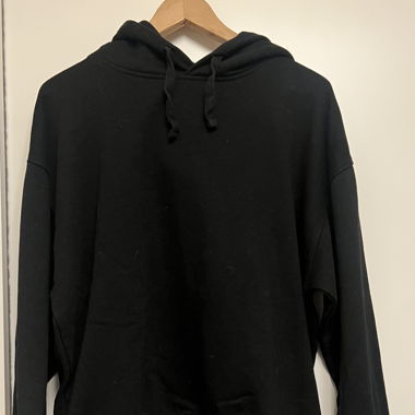 Zara black hoodies cotton 