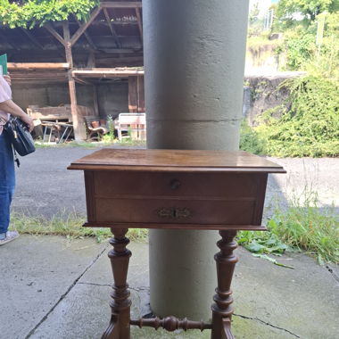 Meuble vintage de couture en bois