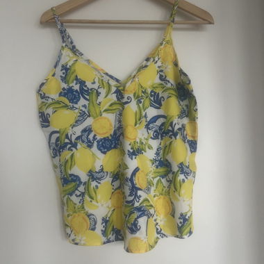 ZITRONEN Spaghetti Top, Unworn, Size M