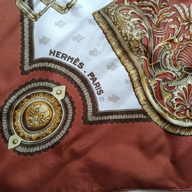 Foulard Hermès Selles a Housse