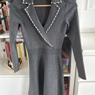 Abito in maglia grigio Sandro