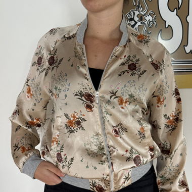 Luftige Jacke Blumenprint