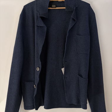 Cardigan bleu marine BOSS homme