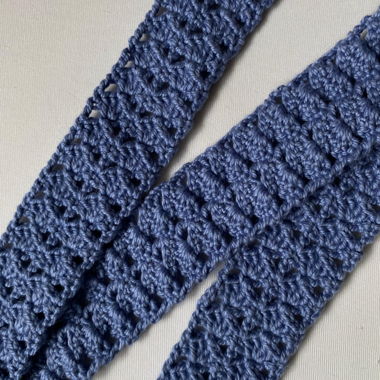 Foulard all'uncinetto / Mini-sciarpa / Sciarpa Sophie