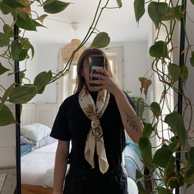 Foulard beige