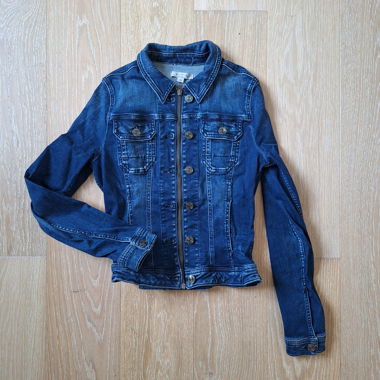 Bleue Comma, veste en jean