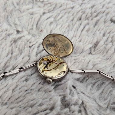 Antique ladies' wristwatch silver 935