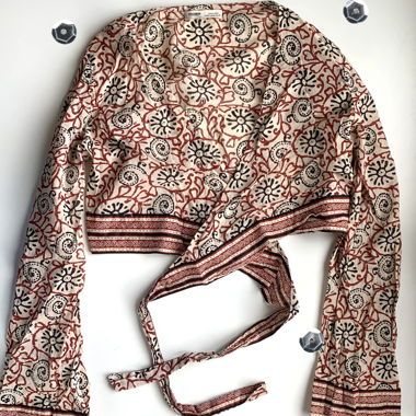Wrap Top with Patterns