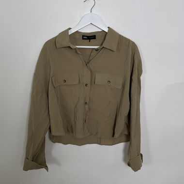 Chemise beige Zara