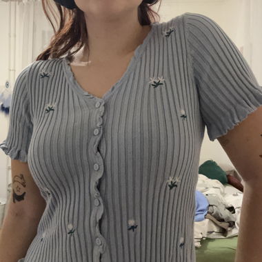Cutes top mit blumen