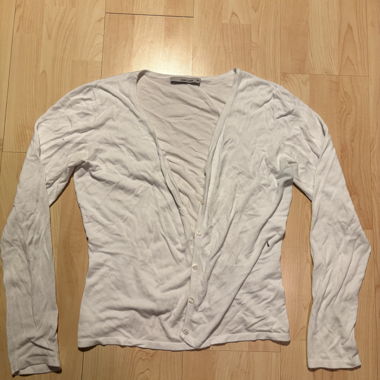 Cardigan en maille blanc