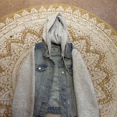 Jeans- Stoff Jacke