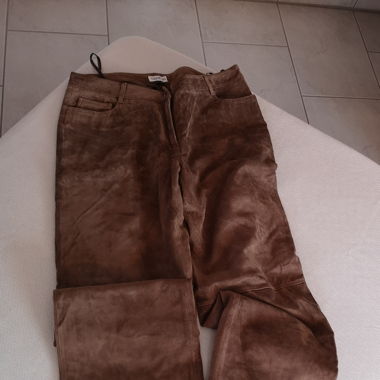 Wildlederhose