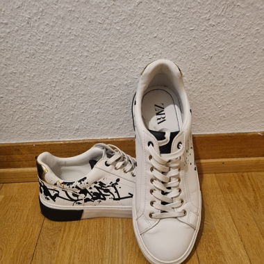 ZARA Sneakers – Farbeffekt Spritzer - EU 41