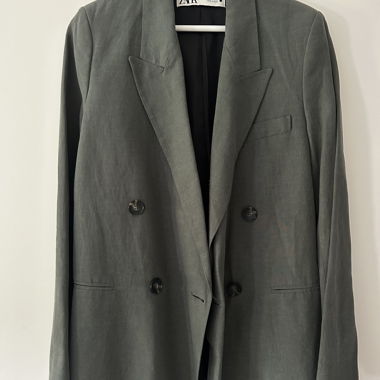 Zara Blazer grey/green