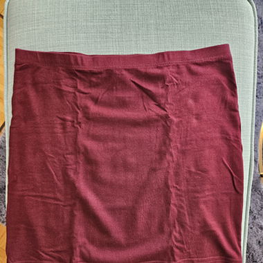 Jupe bordeaux 