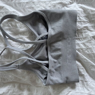 Bustier de sport gris
