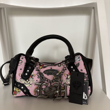 Sac à main Ed Hardy rose