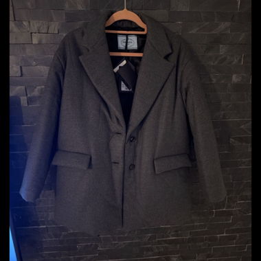 Blazer in lana Prada grigio scuro