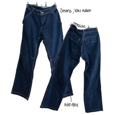 Jeans taille basse