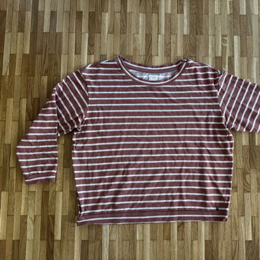 Des Petits Hauts Stripe Cotton Top Size XS/S 