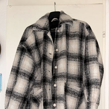 Checkered Fluffy Winterjacket