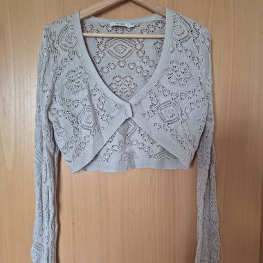 Bolero aus Lochstrick