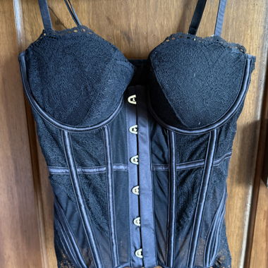 Haut corset noir