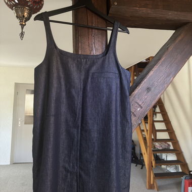 Robe-jupe en jean COS A-ligne