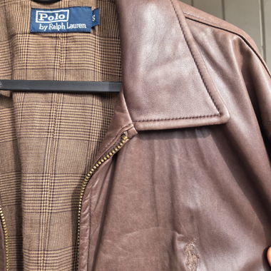 Polo real leather jacket by Ralph Lauren