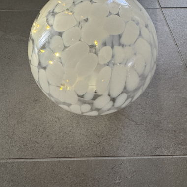 Lampe boule en verre