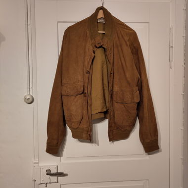 Giacca di pelle vintage taglia 54