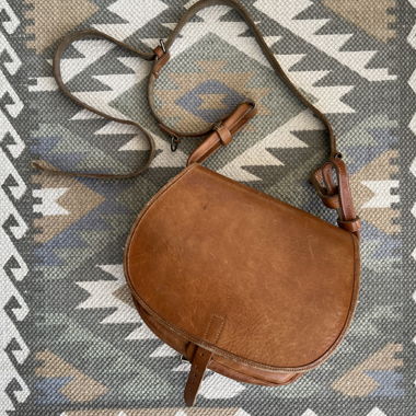 Sac bandoulière en cuir