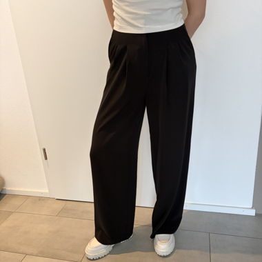 Black Wide-Leg Trousers