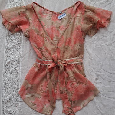 Sommer Top mit Schleife