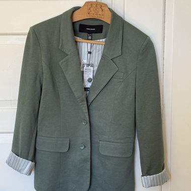 Giacca nuova / Nuovo blazer in cotone verde