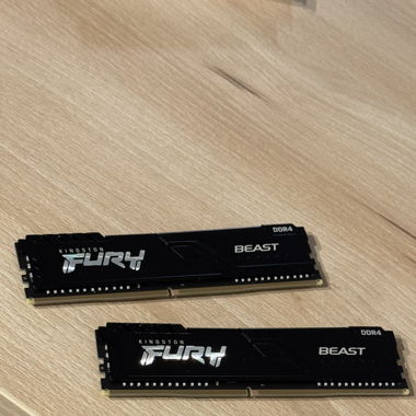 Kingston Fury Beast DDR4 RAM – 2 x 8GB, 3200MHz