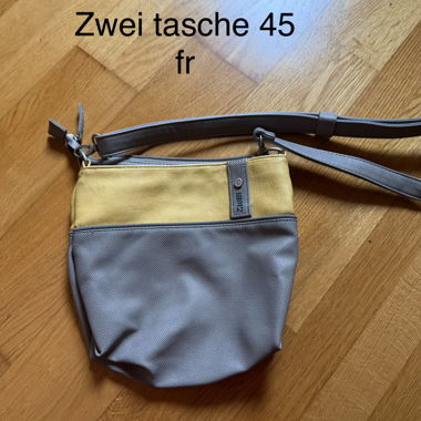 Two-Pocket Crossbody Bag