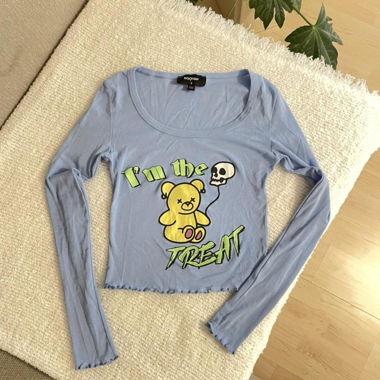 New Girl Order Blue Longsleeve with Graphic 